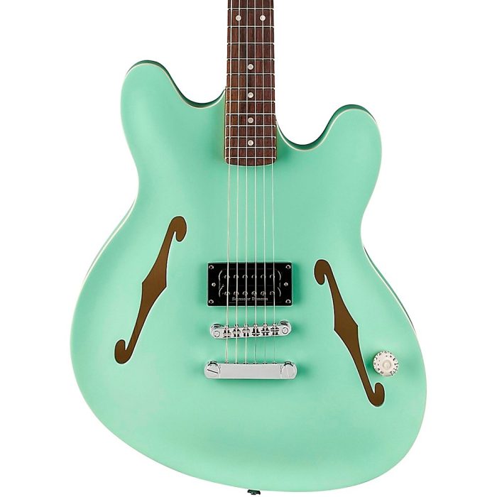 Fender Tom DeLonge Starcaster Electric Guitar Satin Surf Green