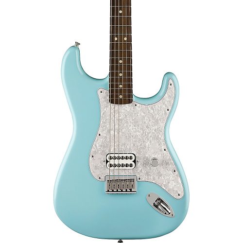 Fender Tom DeLonge Stratocaster Electric Guitar With Invader SH8 Pickup Daphne Blue
