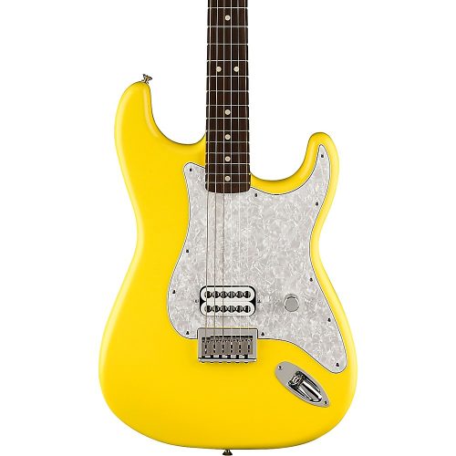 Fender Tom DeLonge Stratocaster Electric Guitar With Invader SH8 Pickup Graffiti Yellow