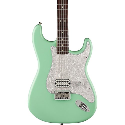 Fender Tom DeLonge Stratocaster Electric Guitar With Invader SH8 Pickup Surf Green