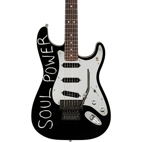 "Fender Tom Morello ""Soul Power"" Stratocaster Electric Guitar Black"