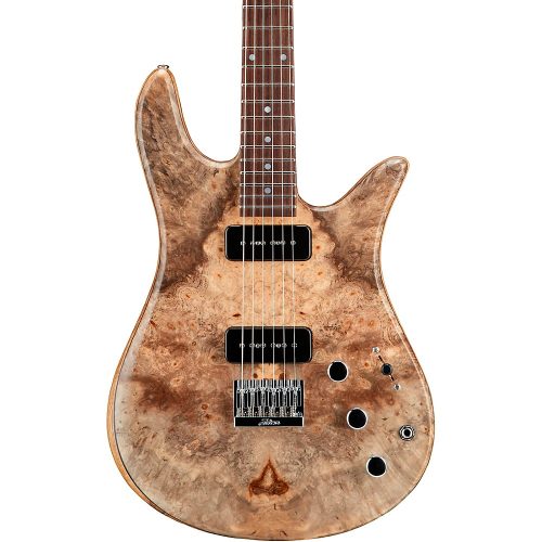 Fodera Guitars Monarch P90 2 Electric Guitar Clear Satin Finish