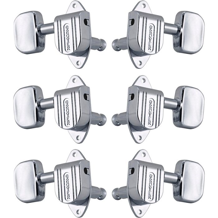 GROVER Full-Size Imperial 152 Series Tuning Machines Chrome