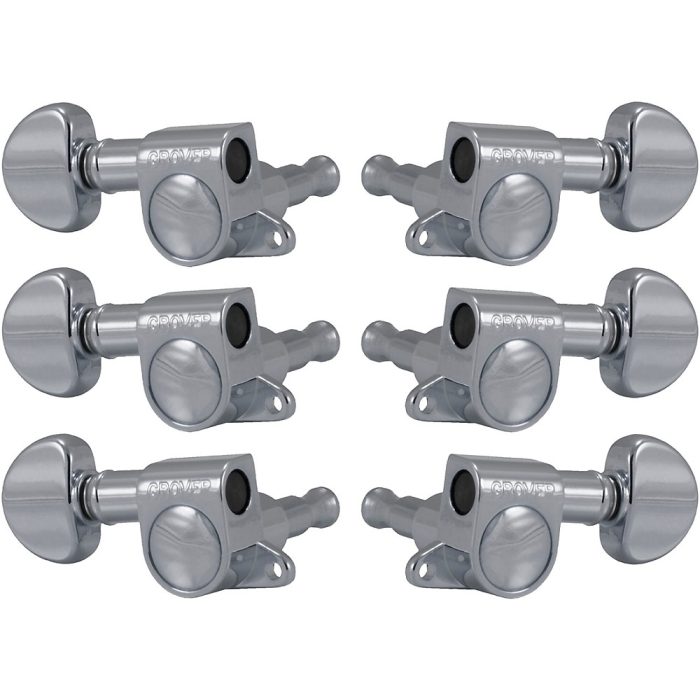 GROVER Mini Rotomatics 205 Series Tuning Machines Chrome 3+3
