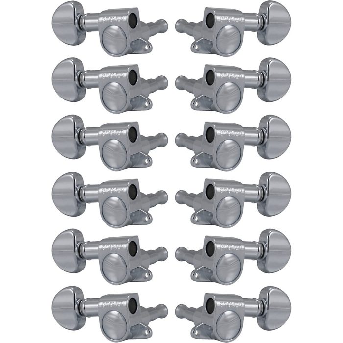 GROVER Mini Rotomatics 205 Series Tuning Machines Chrome 6+6