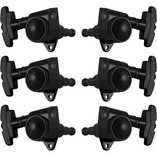 GROVER Roto-Grip Locking Super Rotomatics 509 Series Tuning Machines Black Chrome
