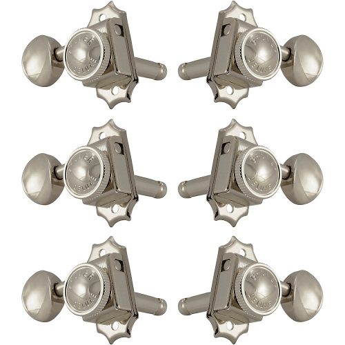 GROVER Roto-Grip Locking Vintage 533 Series Tuning Machines Nickel 3+3