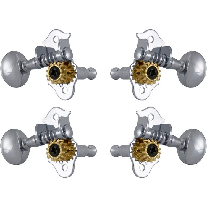 GROVER Sta-Tite Ukulele #8 Series Tuning Machines Chrome