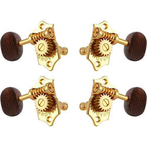 GROVER Sta-Tite Ukulele With 18:1 Gear Ratio U99-18 Series Rosewood Button Tuning Machines Gold