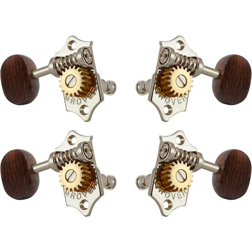 GROVER Sta-Tite Ukulele With 18:1 Gear Ratio U99-18 Series Rosewood Button Tuning Machines Nickel
