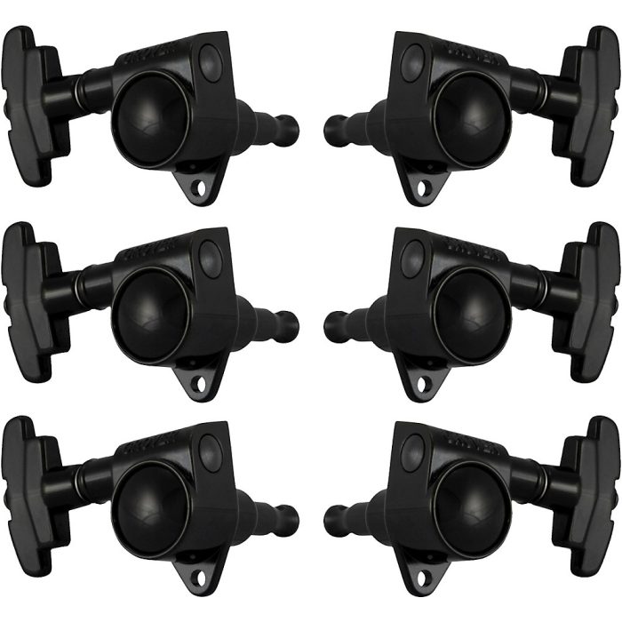 GROVER Super Rotomatics With 18:1 Gear Ratio 109-18 Series Tuning Machines Black Chrome
