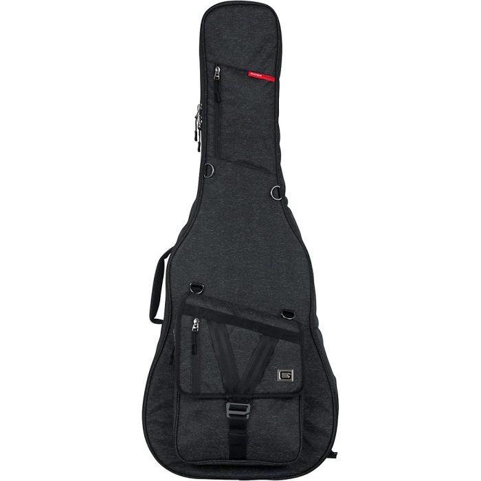 Gator Transit Series Acoustic Guitar Gig Bag Charcoal Black
