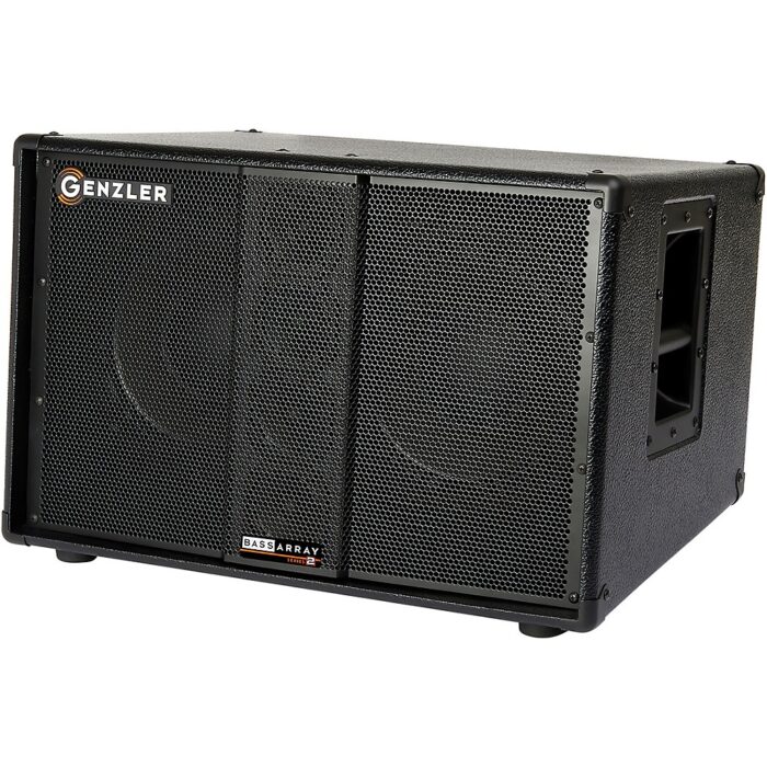 Genzler Amplification SERIES 2 BA2-210-3SLT BASS ARRAY Slant 2x10 Line Array Bass Speaker Cabinet Black