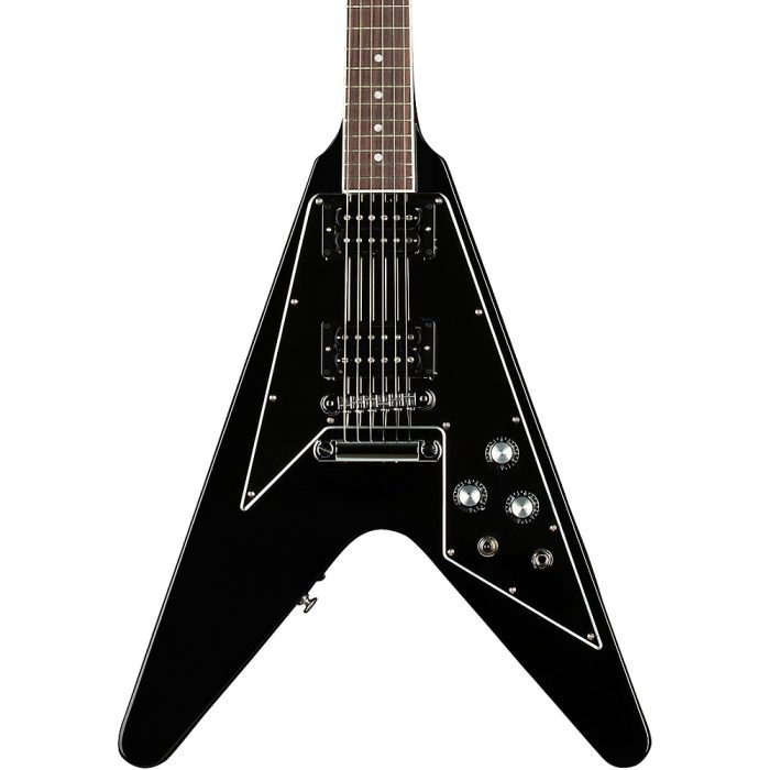 Gibson '70s Flying V Mirror Limited-Edition Electric Guitar Ebony