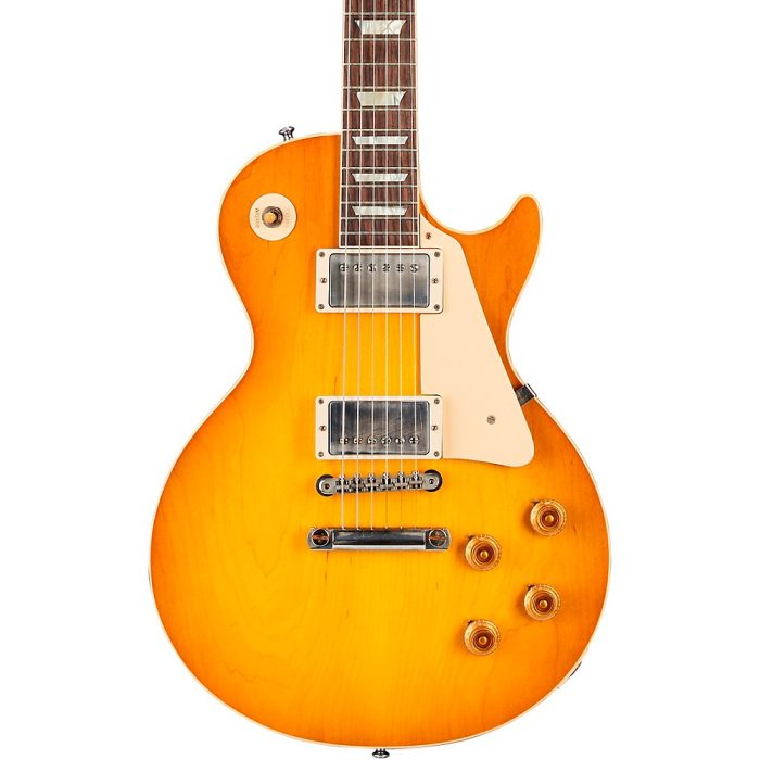 Gibson Custom 1958 Les Paul Standard Reissue VOS Electric Guitar Lemon Burst