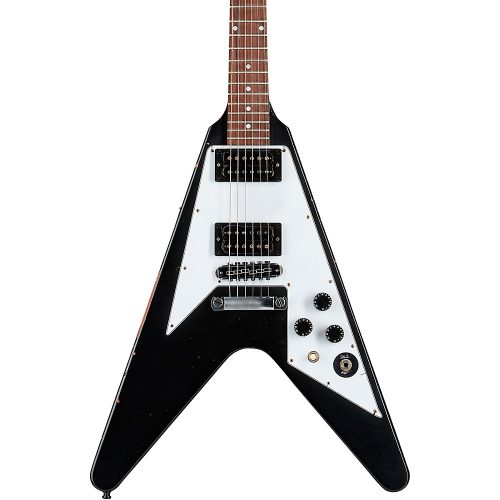 Gibson Custom Kirk Hammett 1979 Flying V Electric Guitar Ebony