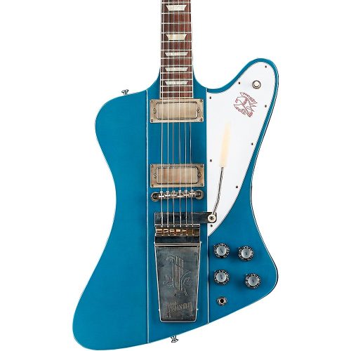 Gibson Custom Murphy Lab 1963 Firebird V With Maestro Vibrola Ultra Light Aged Electric Guitar Pelham Blue