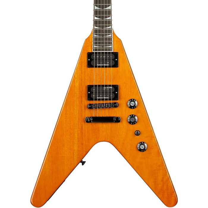 Gibson Dave Mustaine Flying V EXP Electric Guitar Antique Natural