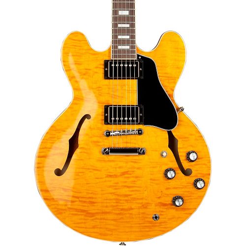 Gibson ES-335 Figured Semi-Hollow Electric Guitar Honey Amber