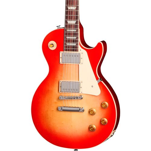 Gibson Les Paul Standard '50s Plain Top Limited-Edition Electric Guitar Washed Cherry Sunburst