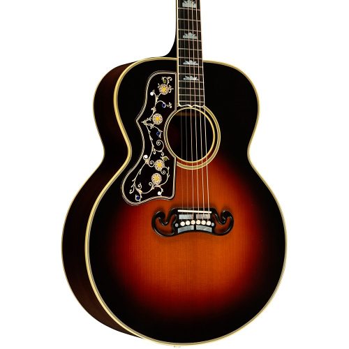 Gibson Pre-War SJ-200 Rosewood Left-Handed Acoustic-Electric Guitar Vintage Sunburst