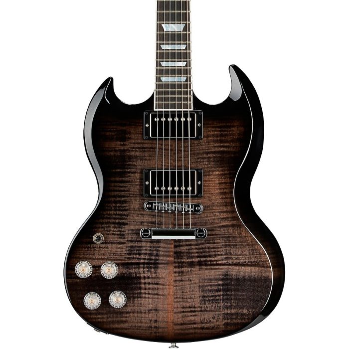 Gibson SG Modern Left-Handed Electric Guitar Trans Black Fade