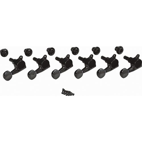 Gotoh Locking Tuners Right Hand - 6 Pack Black