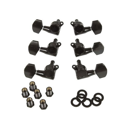 Gotoh MLB3-G 3-On-A-Side Locking Tuners 6-Pack Black