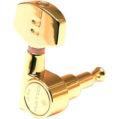 Graph Tech Ratio 3+3 Acoustic Guitar Tuning Machine Heads Gold 6 String