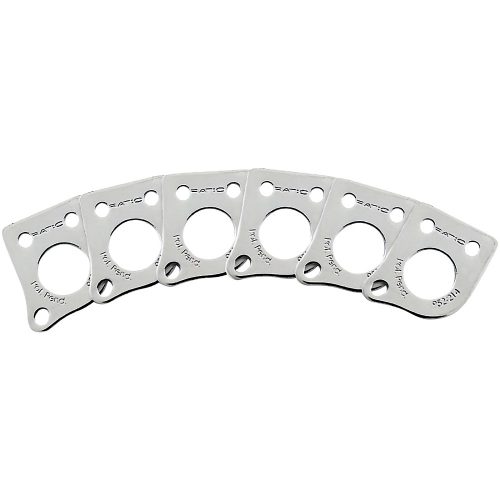 Graph Tech Ratio InvisoMatch Installation Plates (Pack of 6) Chrome