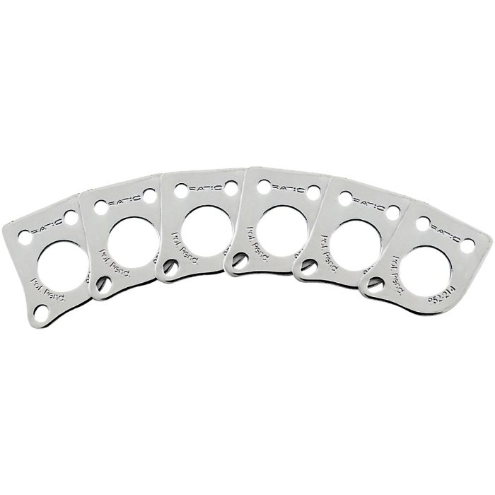 Graph Tech Ratio InvisoMatch Installation Plates (Pack of 6) Chrome