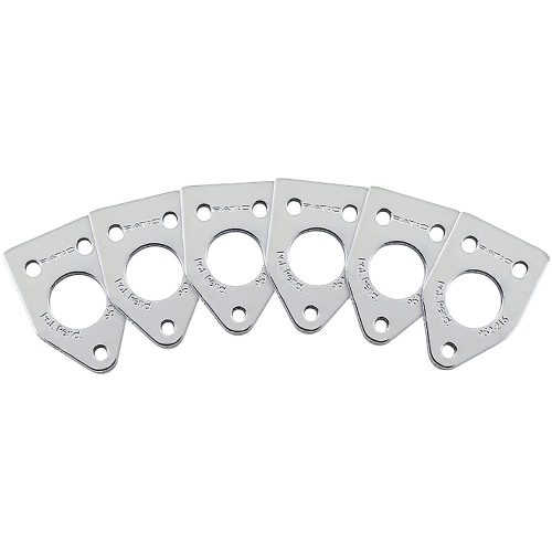 Graph Tech Ratio InvisoMatch Installation Plates (Pack of 6) Chrome