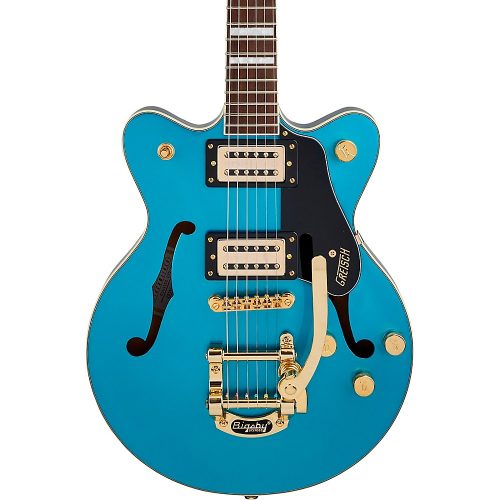 Gretsch Guitars G2655TG Streamliner Center Block Jr. Double-Cut with Bigsby LTD Electric Guitar Riviera Blue