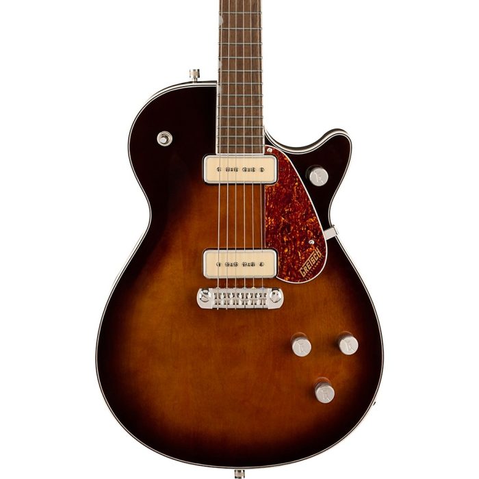Gretsch Guitars G5210-P90 Electromatic Jet Two 90 Single-Cut with Wraparound Tailpiece Electric Guitar Single Barrel Burst