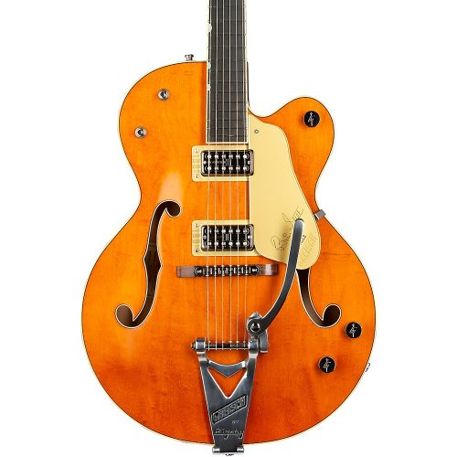"Gretsch Guitars G6120T-BSSMK Brian Setzer Signature Nashville Hollowbody '59 ""Smoke"" With Bigsby Electric Guitar Smoke Orange Lacquer"
