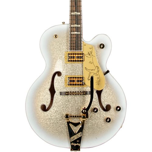 Gretsch Guitars G6136TG-OR Limited-Edition Orville Peck Falcon With String-Thru Bigsby Electric Guitar Oro Sparkle