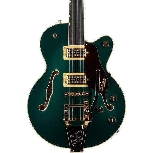 Gretsch Guitars G6659TG Players Edition Broadkaster Jr. Center Block Single-Cut With String-Thru Bigsby and Gold Hardware Cadillac Green
