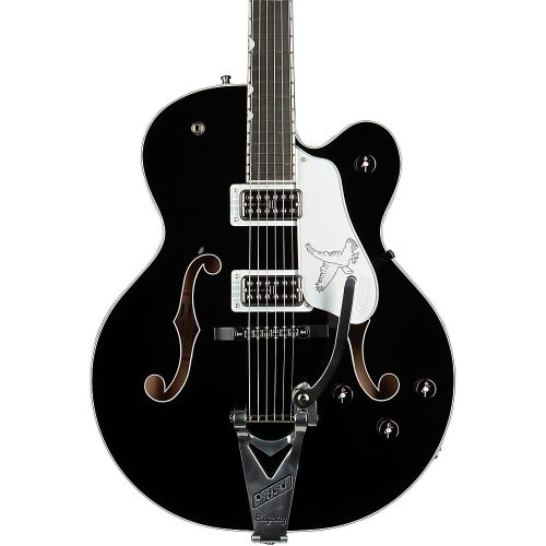 Gretsch Guitars Gretsch Falcon Hollow Body with String-Thru Bigsby Electric Guitar Black