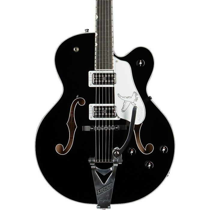 Gretsch Guitars Gretsch Falcon Hollow Body with String-Thru Bigsby Electric Guitar Black