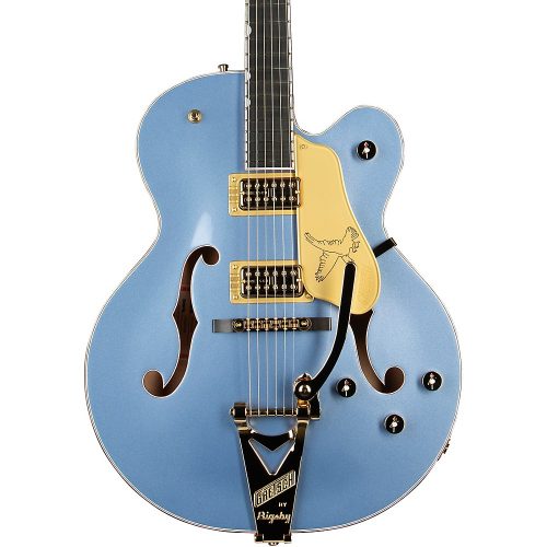 Gretsch Guitars Gretsch Falcon Hollow Body with String-Thru Bigsby Electric Guitar Cerulean Smoke