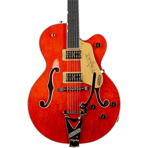 Gretsch Guitars Gretsch Nashville Hollow Body with String-Thru Bigsby and Gold Hardware Electric Guitar Orange Stain