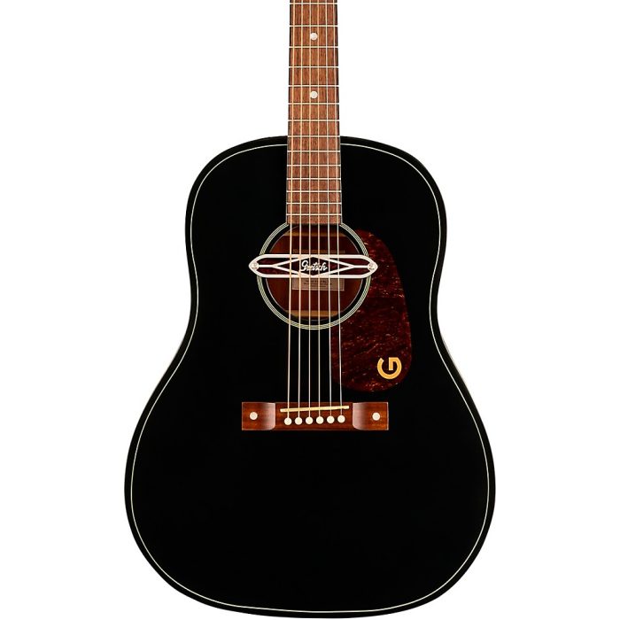 Gretsch Guitars Jim Dandy Deltoluxe Dreadnought Acoustic-Electric Guitar Black Top