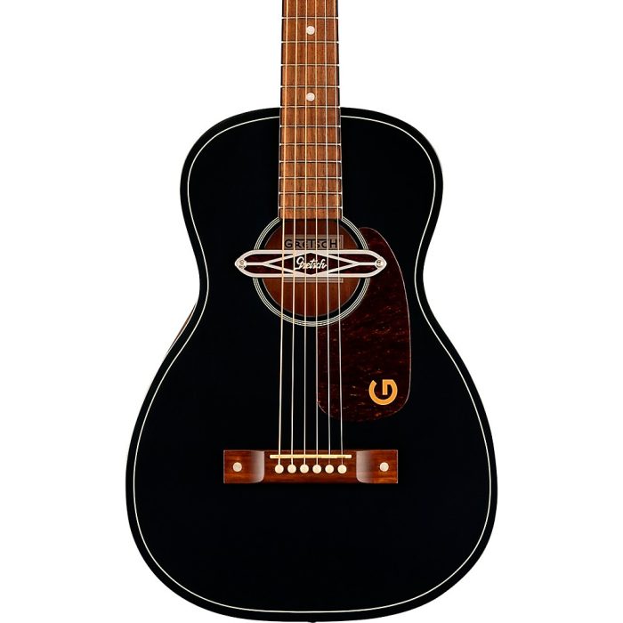 Gretsch Guitars Jim Dandy Deltoluxe Parlor Acoustic-Electric Guitar Black Top