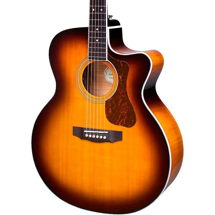 Guild F-250CE Deluxe Jumbo Acoustic-Electric Guitar Antique Sunburst