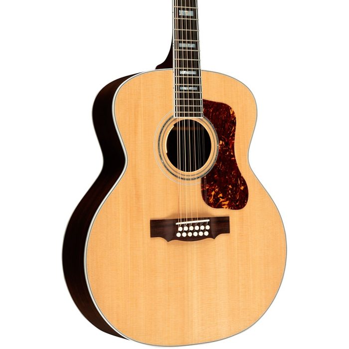 Guild F-512E Jumbo Acoustic-Electric Guitar Natural