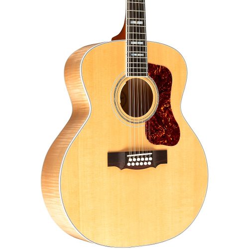 Guild F-512E Maple Jumbo 12-String Acoustic-Electric Guitar Natural