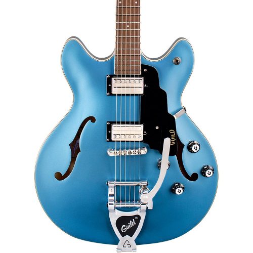 Guild Starfire I DC With Guild Vibrato Tailpiece Semi-Hollow Electric Guitar Pelham Blue