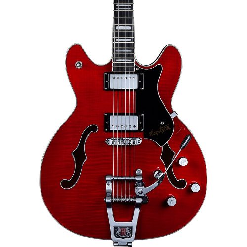 Hagstrom Tremar Viking Deluxe Electric Guitar Transparent Wild Cherry
