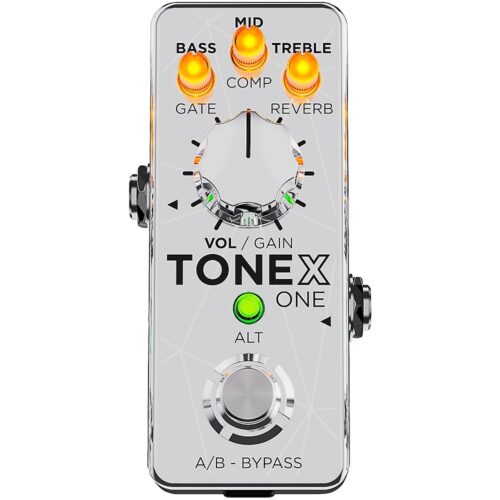 IK Multimedia TONEX ONE Limited-Edition Joe Satriani Collection Modeling Amp & Distortion Effects Pedal Silver