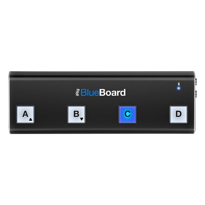 IK Multimedia iRig BlueBoard Bluetooth Wireless MIDI Foot Controller for iOS and Mac